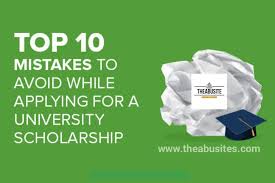 Common Scholarship Application Mistakes and How to Avoid Them
